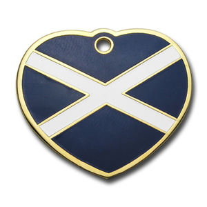 Placas de Identificación para Mascotas de Metal Dorado, Collares Sublimables, Etiquetas Grabadas para Perros y Gatos - Product Image 1