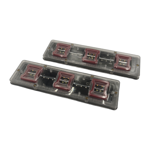 Pièces de camion de haute qualité, système d'éclairage de camion, feux arrière rectangulaires 24V/100W pour véhicules lourds - Product Image 1
