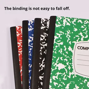 外国貿易大理石雪片B5縫製綴じ紙100枚厚紙アメリカンスタイルコラム作文帳ノート - Product Image 3