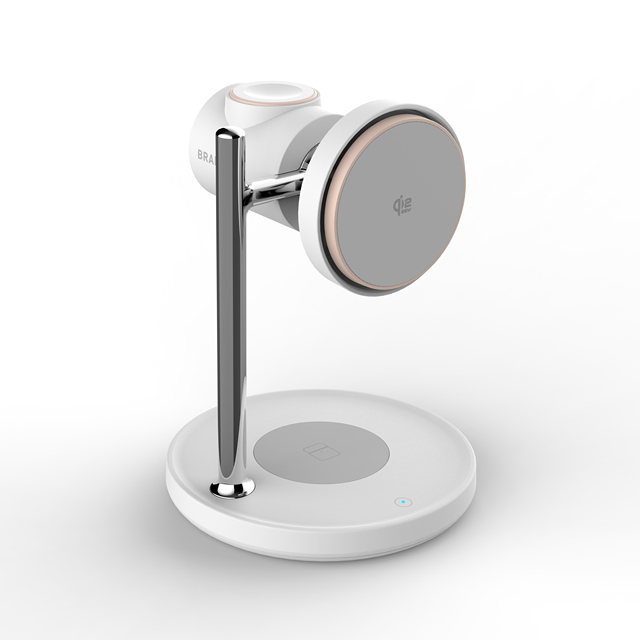 New 25W Qi2.2 Fast Wireless Charger with Cooling Fan for iPhone and Samsung Qi22 25w 3 in 1 Charging Stand Charger