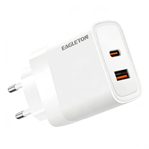 Adaptateur de charge rapide <span class=keywords><strong>USB</strong></span> 5V3A avec prise EU pour téléphone <span class=keywords><strong>portable</strong></span>, sortie QC18W PD25W, chargeur mural rapide pour Samsung Xiaomi OPPO - Product Image 1