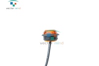 1261183GT Genie petite plate-forme lumineuse de balise ronde ascenseur aérien MEWP stroboscopique pièces de rechange indicateur lampe d'avertissement de rechange