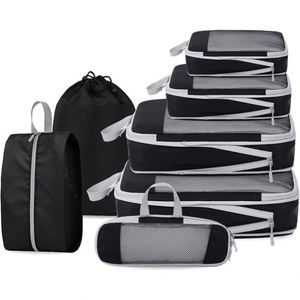 Lightweight Compression Luggage Organizer Bags 7 Pcs Packing Cubes Travel Bag Set - Product Image 4