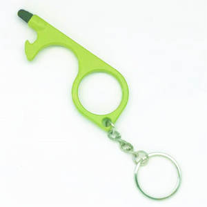 Llavero Multifunción de Metal de Lujo Lilangda, Herramienta de Autodefensa sin Contacto, Diseño Impreso con UV, Lápiz Óptico Manos Libres, Abrepuertas - Product Image 3