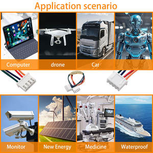 맞춤형 JST XH 4핀 커넥터 플러그 터미널 2.5mm 26AWG 케이블 하네스 포함 - Product Image 6