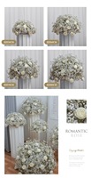 Fleurs artificielles de gypsophile en soie effet naturel de luxe, tiges de gypsophile blanches pour décorations de mariage, Thanksgiving et Noël