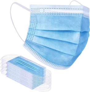 Masker bedah masker wajah sekali pakai Non-Woven Earloop biru berkualitas tinggi untuk masker grosir - Product Image 6