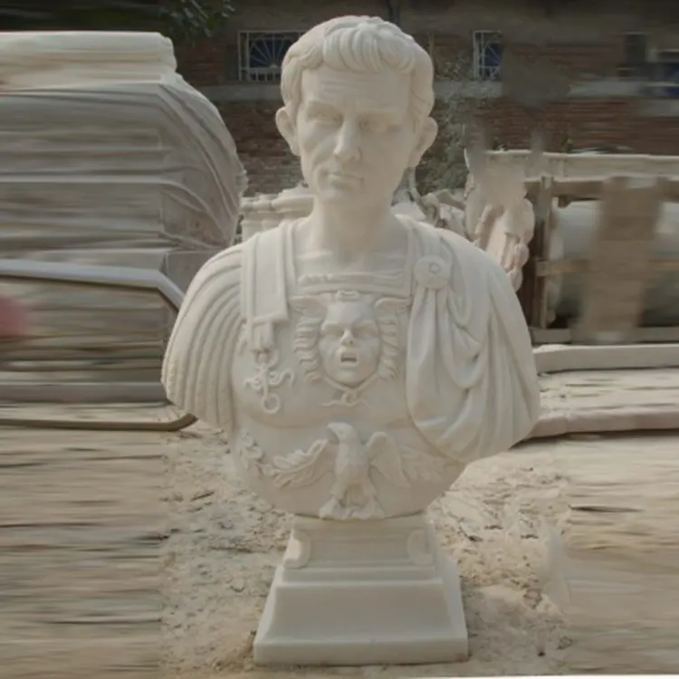 Stein büste Skulptur Natur marmor Menschlicher Kopf Statue