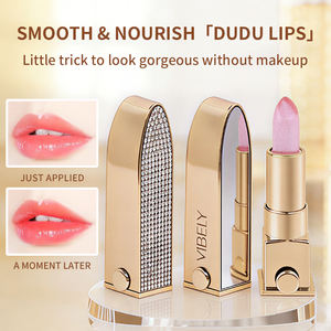 <span class=keywords><strong>Baume</strong></span> à lèvres personnalisé avec logo, longue tenue, changeant de couleur selon le <span class=keywords><strong>pH</strong></span>, à la cire d'abeille, hydratant, nourrissant, imperméable, avec miroir - Product Image 1