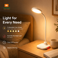 Lampe de table LED intelligente à commande tactile avec 5 modes de couleur, minuterie 30/60 min, pour salon et chambre à coucher, vente en gros