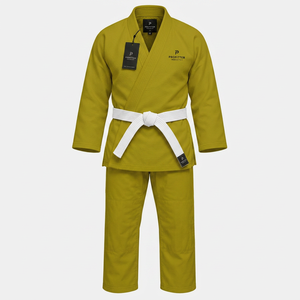 Tenue de judo en coton de qualité supérieure, combinaison d'entraînement d'arts martiaux, coupe confortable, matériau robuste, pratique professionnelle - Product Image 1