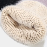 Bonnet Angora de haute qualité en gros pour femmes 12 couleurs disponibles pour une utilisation quotidienne de scène de plage d'hiver