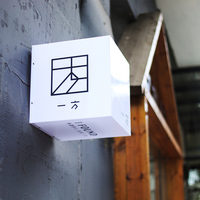 Prix d'usine SPSIGN, boîte lumineuse LED en acier inoxydable personnalisée, panneau publicitaire en acrylique, étanche pour enseigne de magasin, signalisation commerciale