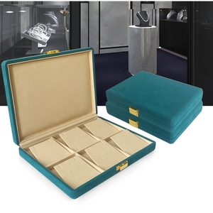 Advanced Minimalist <b>Jewelry</b> <b>Storage</b> Case Peacock Blue <b>Jewelry</b> Case Customized Wholesale of Multi Specification <b>Jewelry</b> Case - Product Image 1