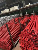 Étais de construction réglables en acier galvanisé pour échafaudages lourds, supports en béton de l'usine Xixning