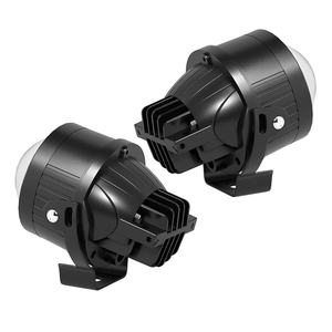 Lente de proyector Led de 3 pulgadas, lámpara antiniebla para coche, luz de trabajo de doble Color de 110W, lámpara de conducción antiniebla H11 para motocicletas, coches, camiones, todoterreno - Product Image 3