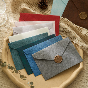 Set <span class=keywords><strong>de</strong></span> Papelería con Sobres <span class=keywords><strong>de</strong></span> Papel Texturizado Modelo XF14, Estilo Vintage, Papel Kraft <span class=keywords><strong>de</strong></span> Estilo Chino, Papel Especial para Invitaciones y Postales - Product Image 1