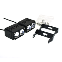 Lampu Mengemudi SENLO X2 Plus 4-LED 45W Lampu Kabut Sistem Pencahayaan Otomatis 9000LM IP68 Aluminium Putih/Kuning Universal Cocok untuk 24-Bulan Garansi