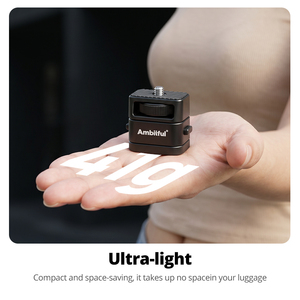 Base Magnética de Liberación Rápida AMBITFUL MC1 para Cámara de Acción, Adaptador de Trípode con Rosca de <span class=keywords><strong>1</strong></span>/4 para <span class=keywords><strong>DJI</strong></span> <span class=keywords><strong>Osmo</strong></span> Pocket 4/3 - Product Image 4