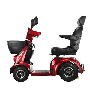 <b>Mobility</b> <b>Scooter</b> Four Wheel Folding 24V 20AH <b>Battery</b> 35KM Range Aluminum Alloy Red Elderly Disabled Use - Product Image 1