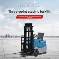 Chariot élévateur électrique compact CPD-08 de 0,8 tonne, nouveau modèle à trois points, pour le transfert de petites charges