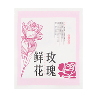 Sachet en plastique scellé à trois côtés avec impression personnalisée Sachet d'emballage pour huile essentielle feuille faciale cosmétique fond de teint de masquage