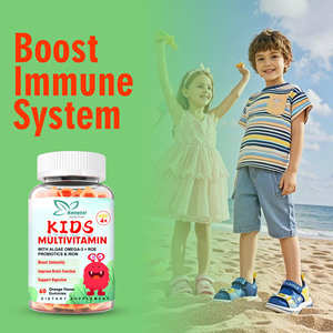 Penjualan Terbaik gula bebas Omega 3 Gummy suplemen makanan meningkatkan sistem imun anak-anak Multivitamin Gummies rasa oranye - Product Image 4