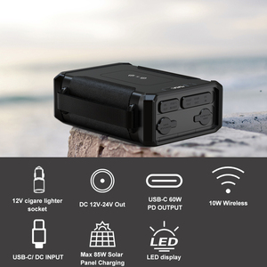 Batterie externe portable à charge ultra-rapide PD 80W pour ordinateur portable, 100000 mAh, 120000 mAh - Product Image 2