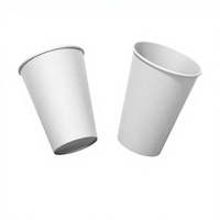 Gobelet en papier PHA à paroi simple, à base de bio-matériaux, compostable à domicile, pour un emballage durable