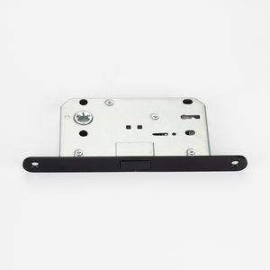 Ensemble de corps de serrure à mortaise en nickel satiné avec gâche magnétique, kit de quincaillerie complet pour la sécurité des portes intérieures - Product Image 6