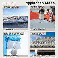 Revêtement acrylique imperméable pour murs extérieurs, séchage rapide, résistant aux intempéries tropicales, multicolore