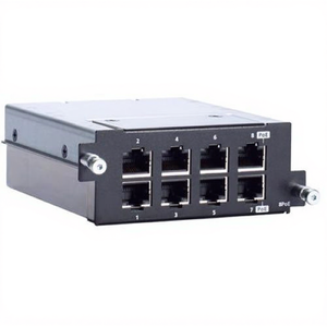 Commutateur Ethernet modulaire Moxa RM-G4000-8GPoE 8 ports PoE, appareil de réseau d'entreprise - Product Image 2