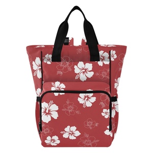 Hawaiian Custom Waterproof <b>Caddy</b> <b>Diaper</b> Bag Multifunctional Folding Large Capacity Baby Backpack <b>Diaper</b> Bag for Mom Travel - Product Image 1