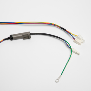 Faisceau de câbles multicolores personnalisé avec connecteur cylindrique étanche et fiches multipolaires pour la réfrigération commerciale et les appareils électroménagers - Product Image 2