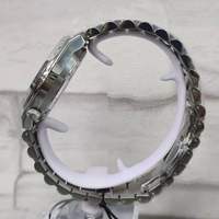 Montre-bracelet mécanique automatique pour homme avec affichage des petites secondes, cadran bleu effet soleil, bracelet en acier inoxydable, montre de ville et d'affaires