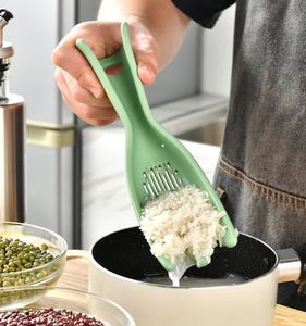 Cuillère à riz multifonctionnelle en silicone, résistante à l'usure, de qualité alimentaire, réutilisable, lavable au lave-vaisselle, pour la maison - Product Image 3