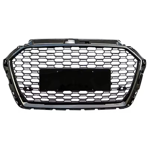 Griglia Frontale Stile RS3 a Nido d'Ape Nero Lucido per Parti Auto Classiche per Audi <span class=keywords><strong>A3</strong></span> S3 RS3 17-19 8V.5 - Product Image 2