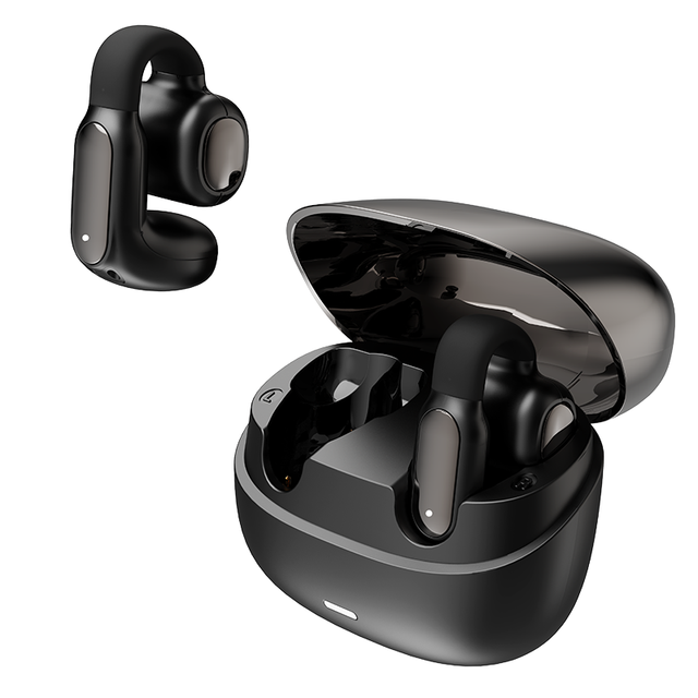 New Model JL Open Wireless Ear Clip Sports Headset with LED Battery for 5.4 IPX4 Waterproof for Non-In-Ear Use