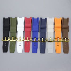 Bracelet de montre en caoutchouc souple avec boucle argentée, 26x14mm, remplacement pour Casio <span class=keywords><strong>GSHOCK</strong></span> GST-210/W300/S100/S110/B100, bracelet en Silicone pour hommes - Product Image 5