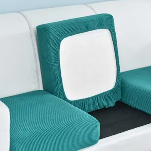 Sofá cubre sofá de la sala de poliéster almohada elástico cojín del asiento de lana Polar cubierta de sofá fundas de asiento