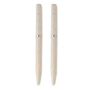 Set di penne in torba sostenibile, merchandising ecologico - Product Image 3