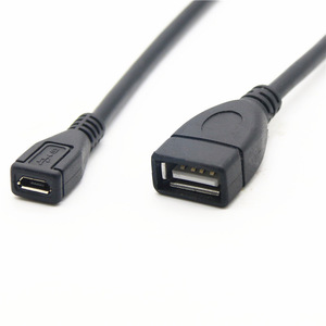 Adaptateur Micro USB vers USB Femelle, Câble de Données Micro Femelle pour Téléphone Mobile, Connecteur PVC - Product Image 2