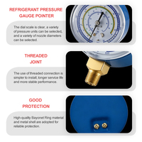 High Low Pressure Refrigerant Pressure Gauges HVAC Refrigeration Systems R22 R134a R407C R410A Refrigerant Air Conditioning
