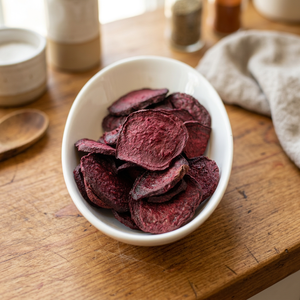 Tranches de Betterave Lyophilisées FD – Snack Végétal Naturel, Goût Sucré, Croustillant, Choix Sain, Durée de Conservation 12 Mois, Stockage au Froid - Product Image 1