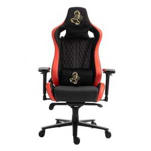 Chaise de jeu Scorpion en cuir PU pivotante avec accoudoirs réglables 4D, nouvelle conception premium <span class=keywords><strong>2022</strong></span>, échantillon gratuit - Product Image 3