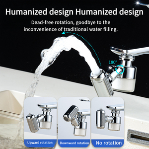 Adattatore <span class=keywords><strong>per</strong></span> rubinetto regolabile in ottone con filtro bagno lavello da cucina rubinetto da cucina facile da installare estensione del rubinetto - Product Image 3