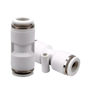 Conector Neumático HOFUJNG PU PUC Recto de Unión Rápida, Conectores de Plástico para Mangueras de Aire - Product Image 1