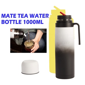 ขวดน้ำเก็บความร้อนแบบ Yerba Mate ทำจากสแตนเลสผนังสองชั้นเก็บความร้อนได้นาน24ชั่วโมงโลโก้ออกแบบได้เอง - Product Image 2