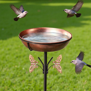 Nid <span class=keywords><strong>d</strong></span>'oiseau artisanal pour jardin extérieur, cage à colibris, mangeoire suspendue en bois pour <span class=keywords><strong>oiseaux</strong></span> sauvages - Product Image 5