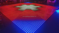 Belle piste de danse LED interactive portable avec contrôleur PC/SD Lumière DJ multicolore pour mariage et hôtel